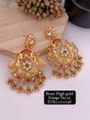 2 Earrings Brass High Gold Jumka Butti Wholesale Price In Surat
